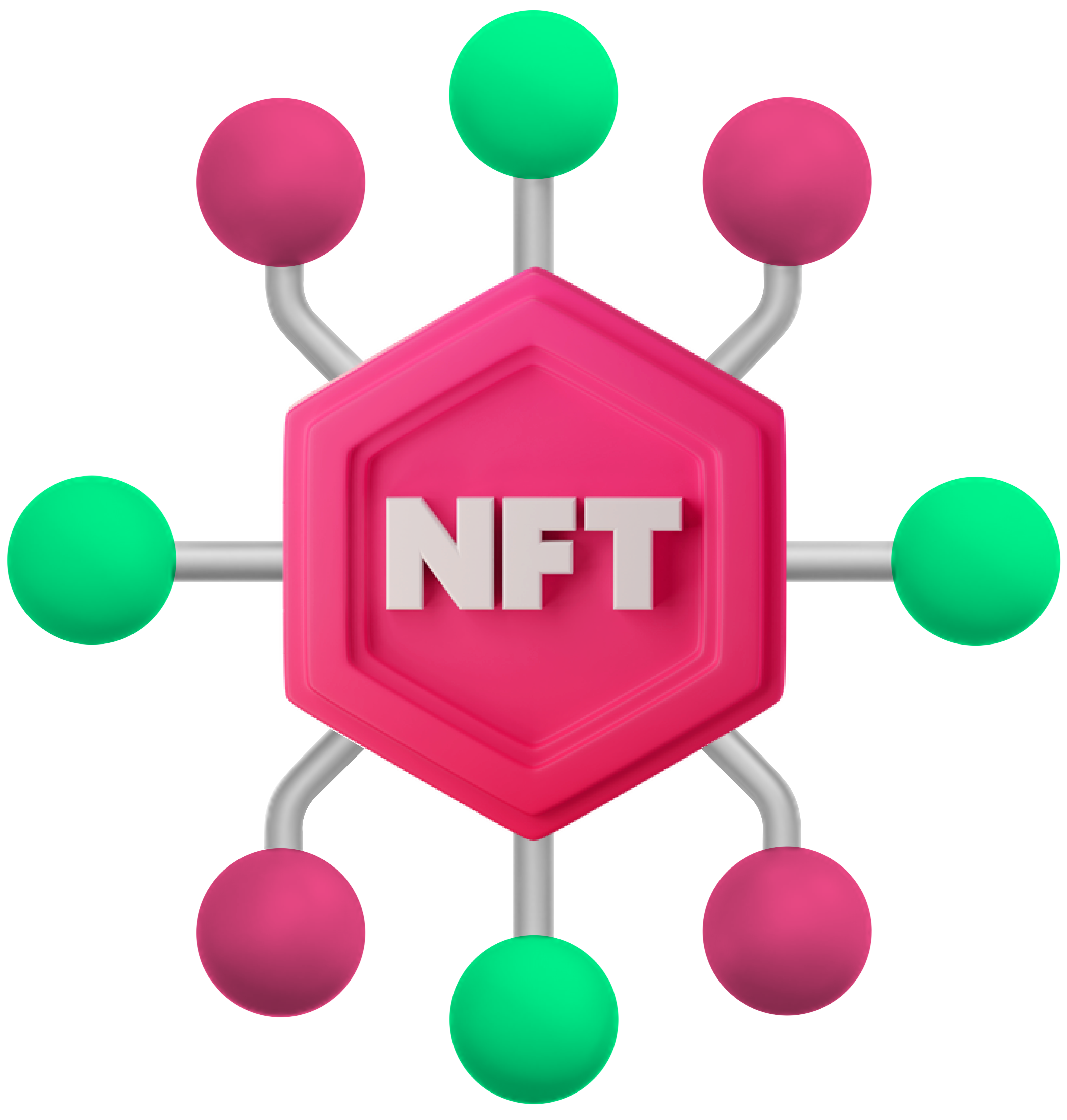 NFT image that looks like a chemical compound